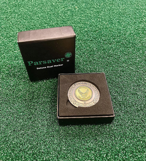Players Dual Golf Ball Marker, 2 in 1 Military Ball Marker, Perfect Golf Accessories Gift