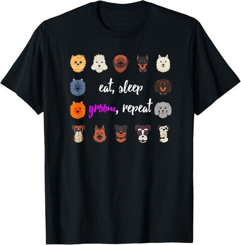 Funny Dog Grooming Shirt, Gift T-Shirt for Dog Groomer